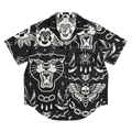 Old School Ink Silky Pajama Top by Goth Cloth Co.