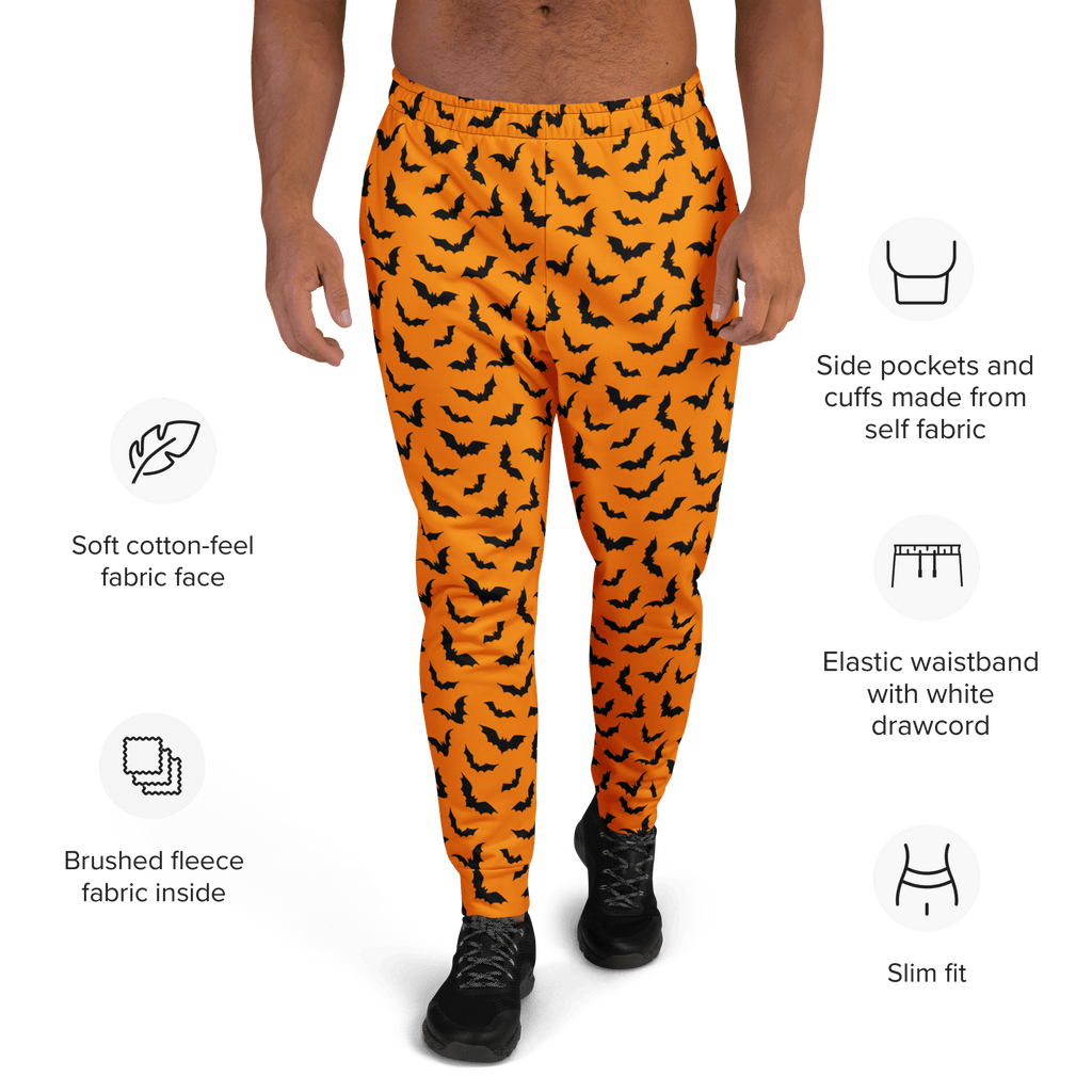 Orange Eclipse Unisex Joggers by Goth Cloth Co.