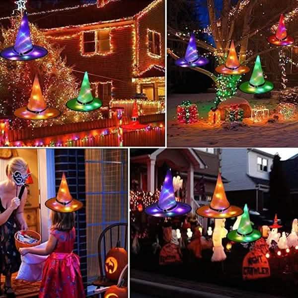 Outdoor Halloween Decoration Glowing Hats by DailySale