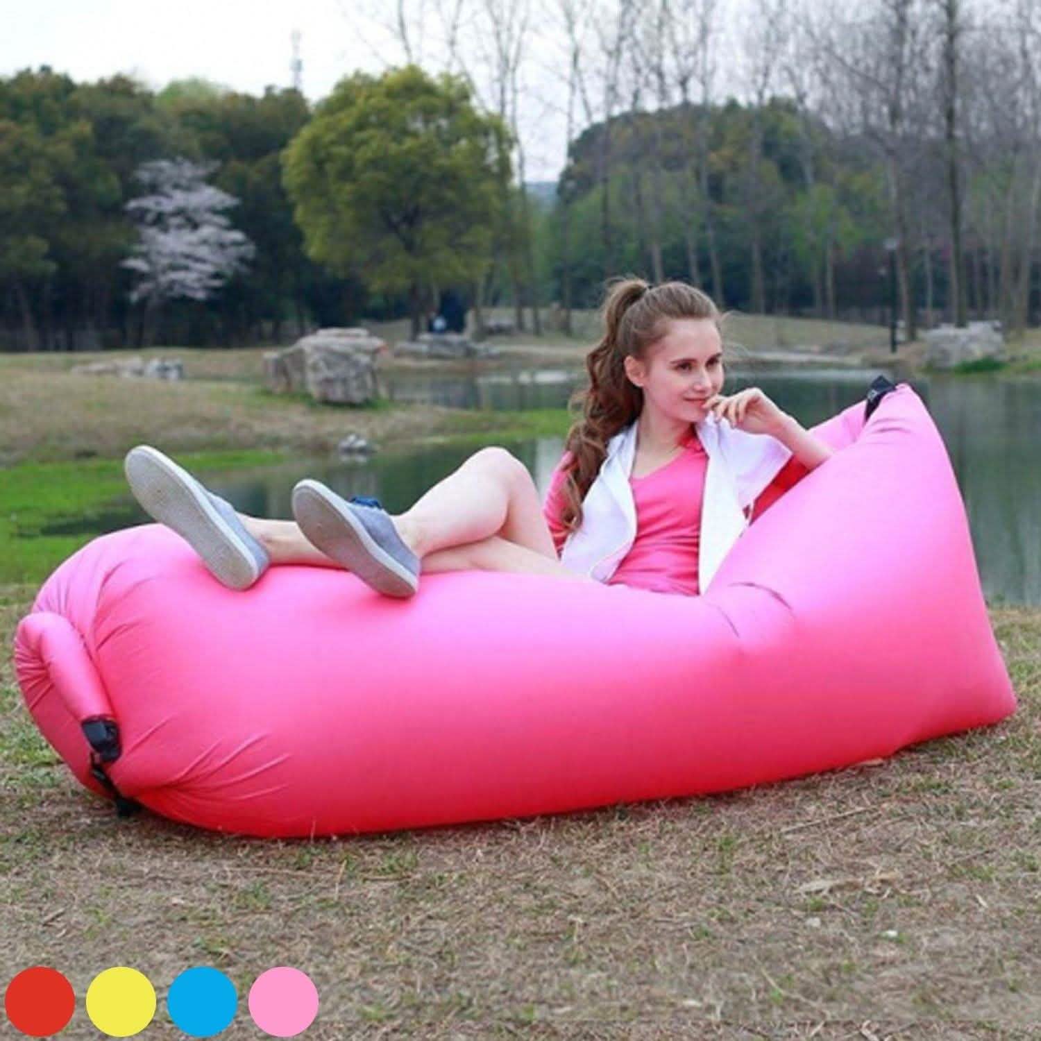 Outdoor Inflatable Lounger - Assorted Colors by DailySale