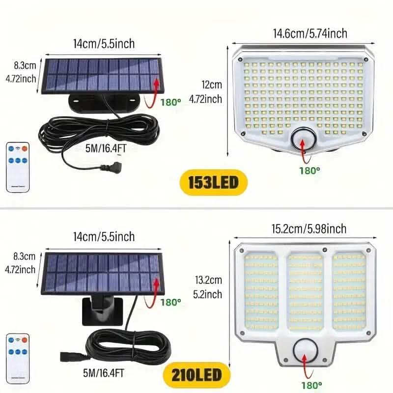 Outdoor LED Solar Security Lights by DailySale