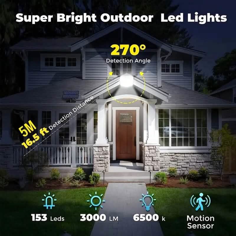 Outdoor LED Solar Security Lights by DailySale