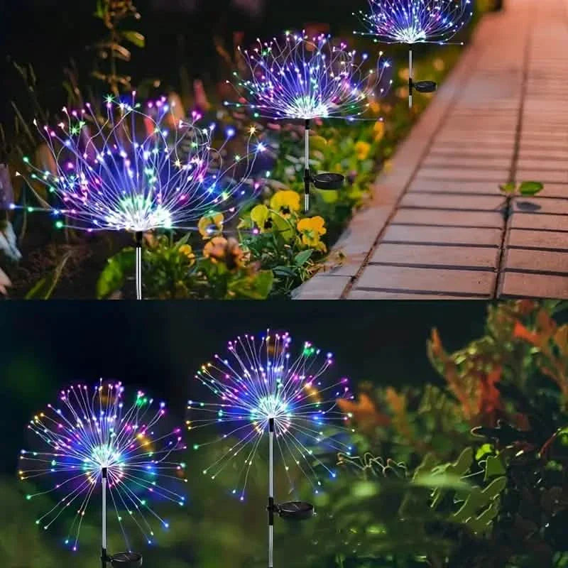Outdoor Solar Garden Lights with 8 Lighting Modes by DailySale