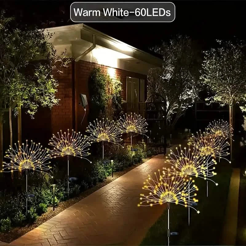 Outdoor Solar Garden Lights with 8 Lighting Modes by DailySale