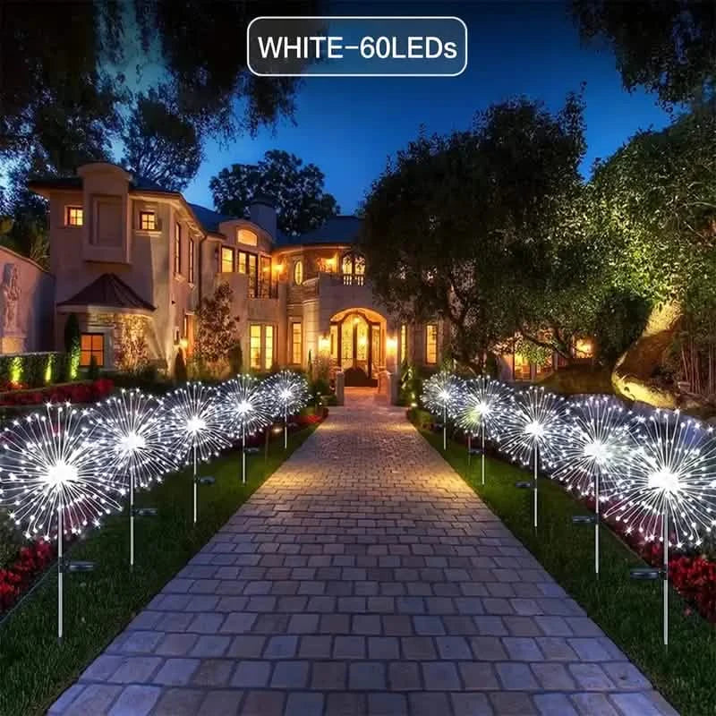 Outdoor Solar Garden Lights with 8 Lighting Modes by DailySale