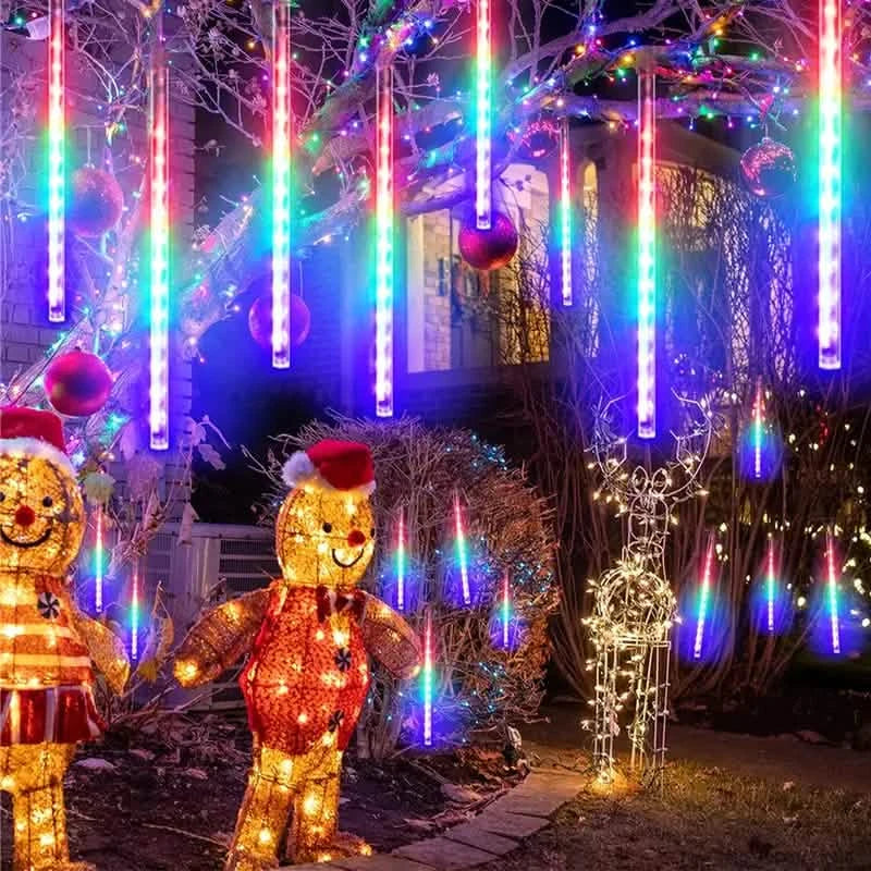 Outdoor Solar Meteor Christmas String Lights by DailySale