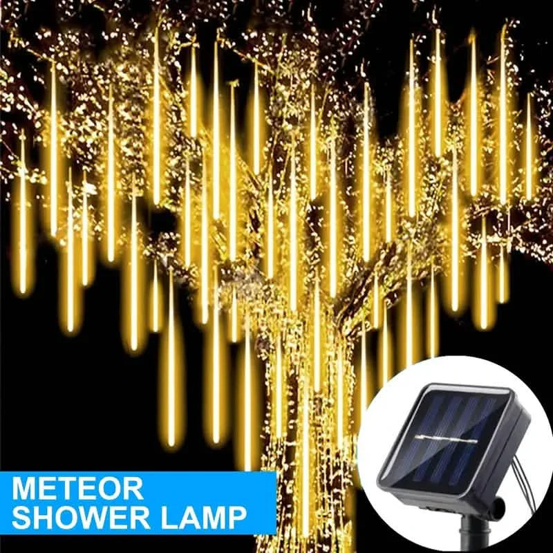 Outdoor Solar Meteor Christmas String Lights by DailySale