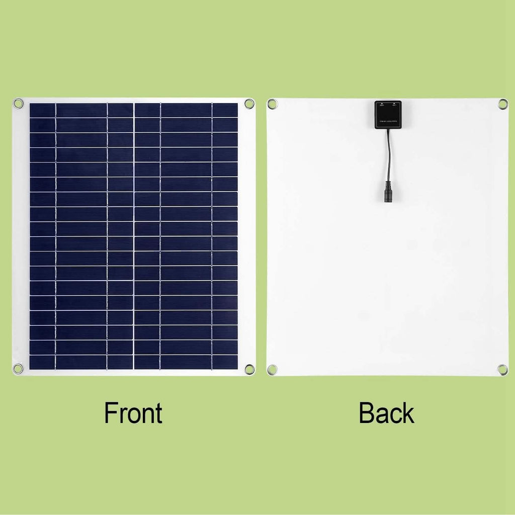 Outdoor Solar Panel 12V 25W Car Battery Charger by DailySale