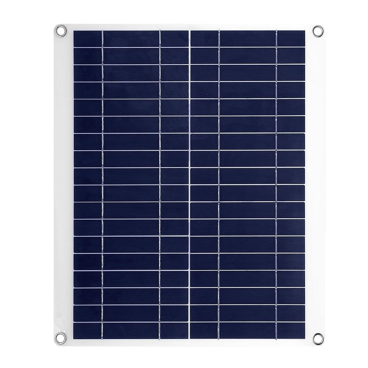 Outdoor Solar Panel 12V 25W Car Battery Charger by DailySale