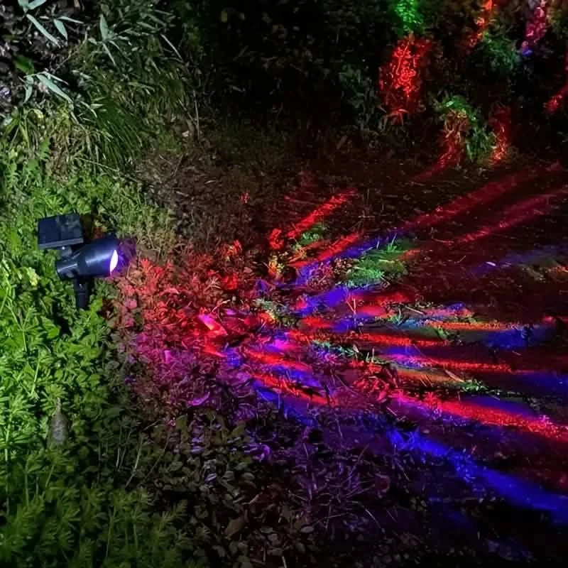 Outdoor Solar Rotating Color Projection Lamp by DailySale