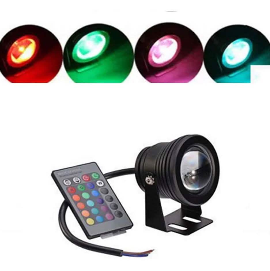 Outdoor Submersible Lights Remote-Controlled RGB 12 V LED Beads by DailySale
