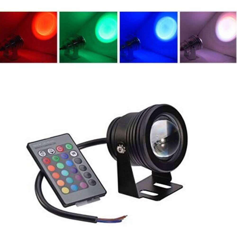 Outdoor Submersible Lights Remote-Controlled RGB 12 V LED Beads by DailySale