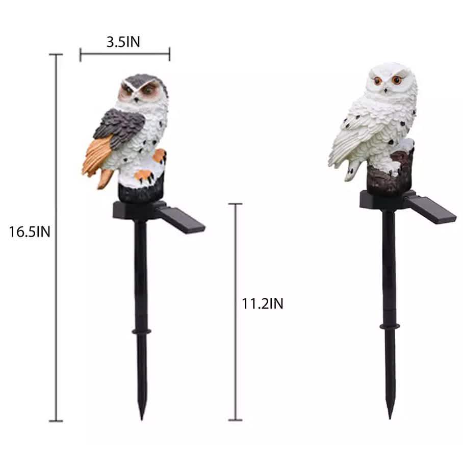 Owl Solar LED Lights with Decorative Stake by DailySale