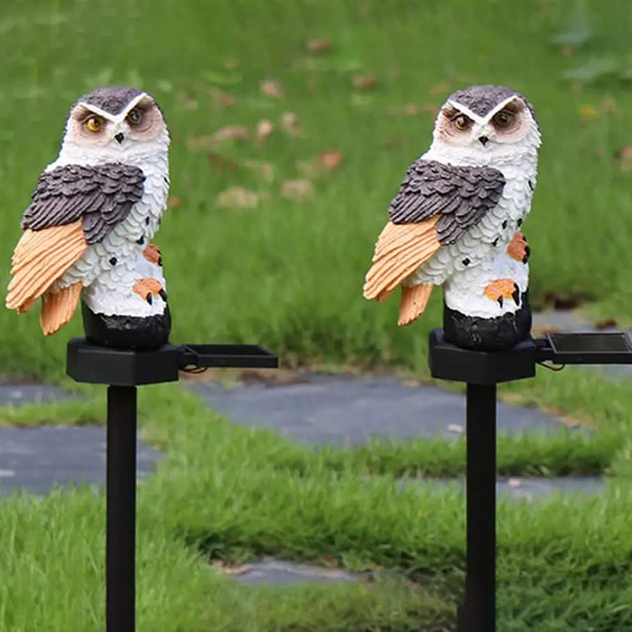 Owl Solar LED Lights with Decorative Stake by DailySale