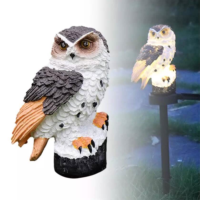 Owl Solar LED Lights with Decorative Stake by DailySale