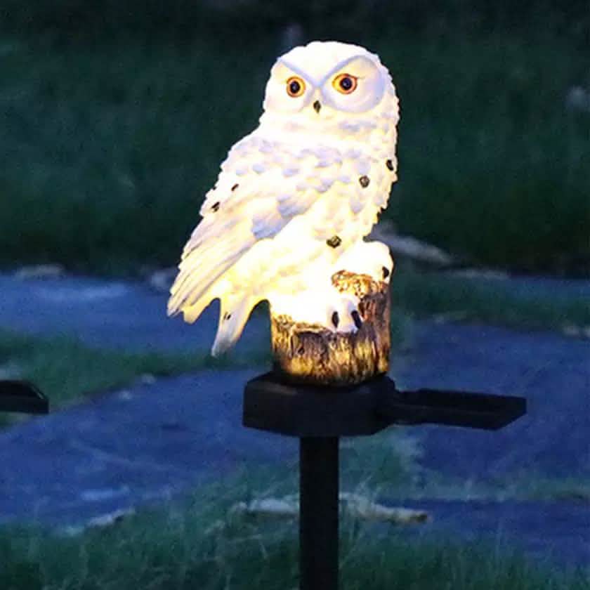Owl Solar LED Lights with Decorative Stake by DailySale