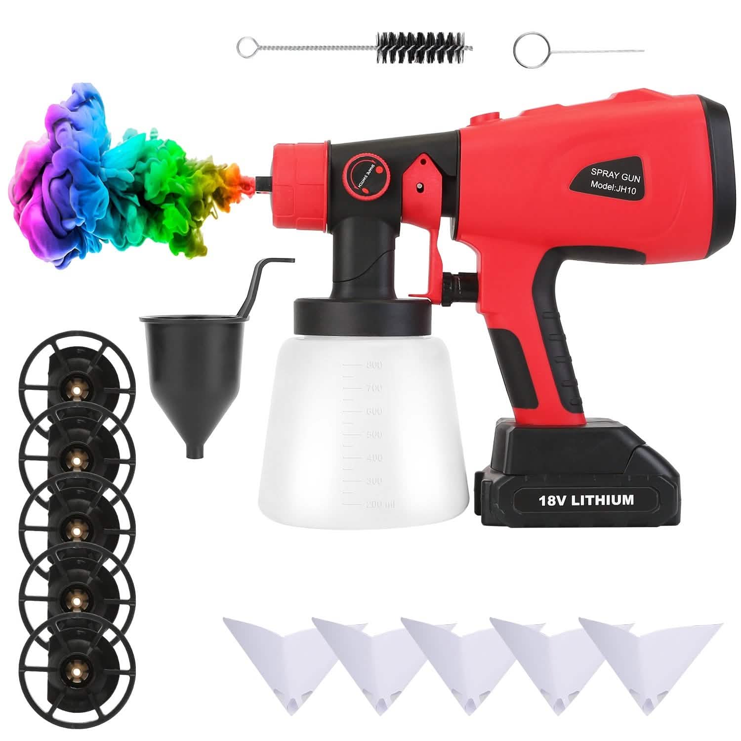 Paint Sprayer HVLP Handheld Painter with 3 Spray Patterns by DailySale
