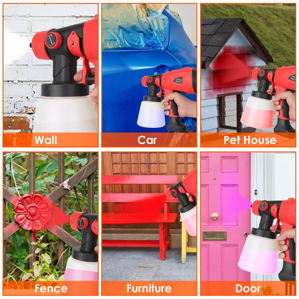 Paint Sprayer HVLP Handheld Painter with 3 Spray Patterns by DailySale