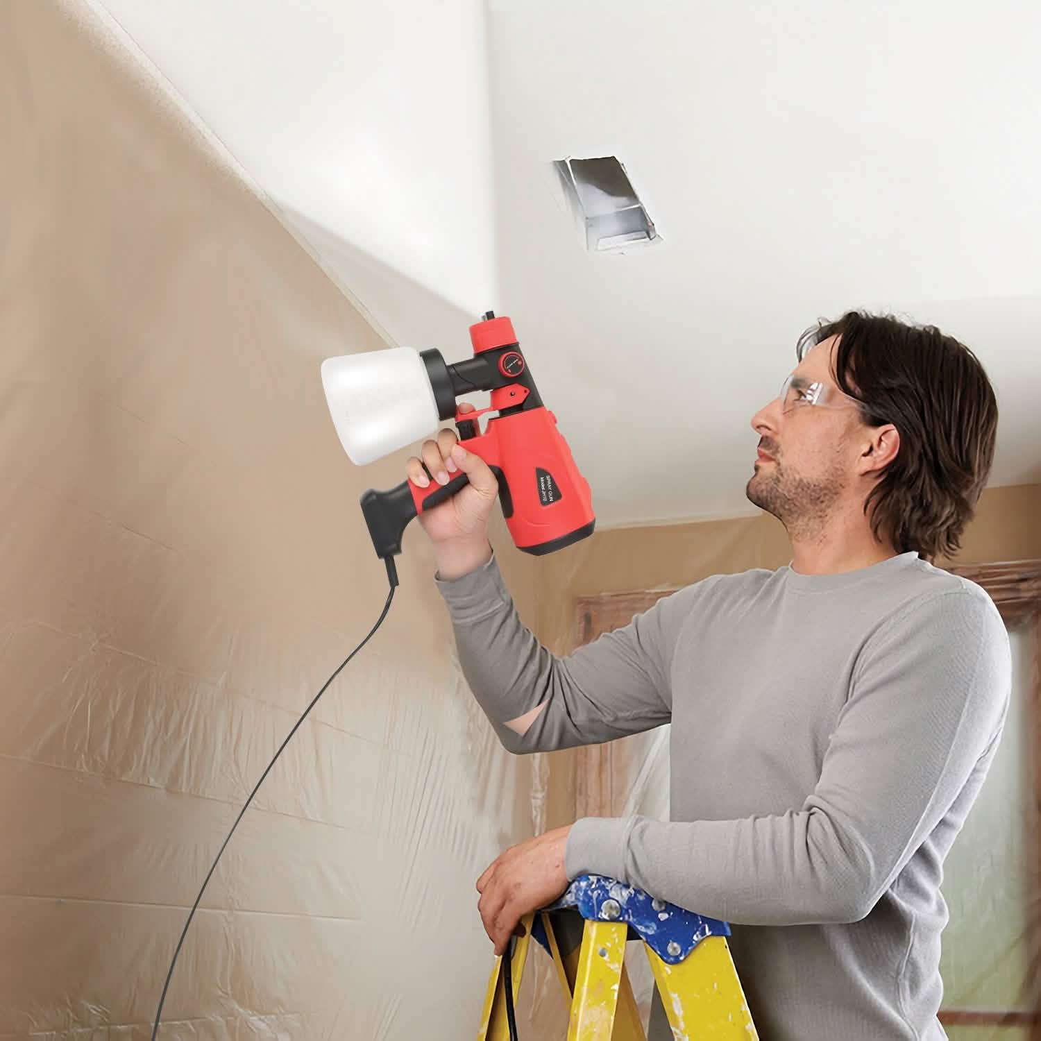 Paint Sprayer HVLP Handheld Painter with 3 Spray Patterns by DailySale