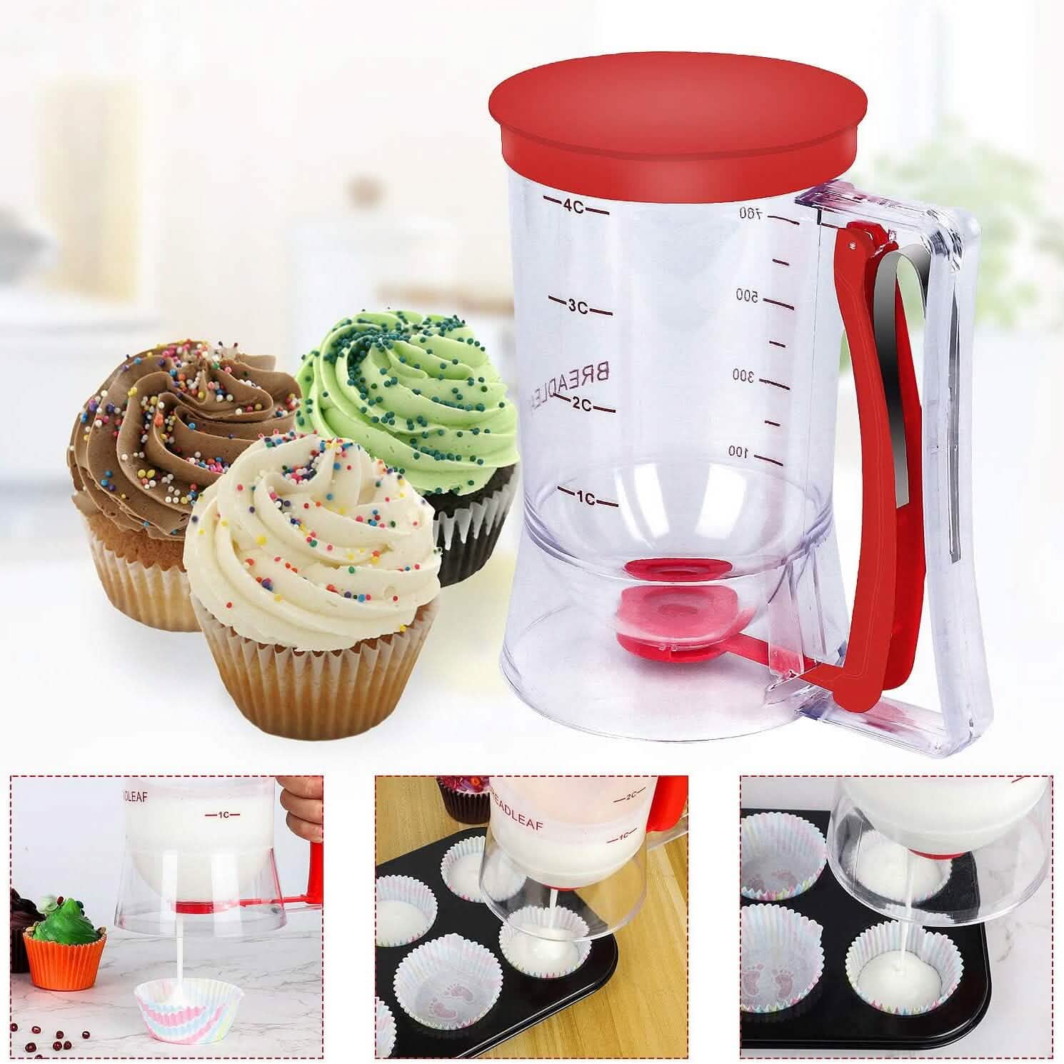 Pancake Cupcake Batter Dispenser by DailySale