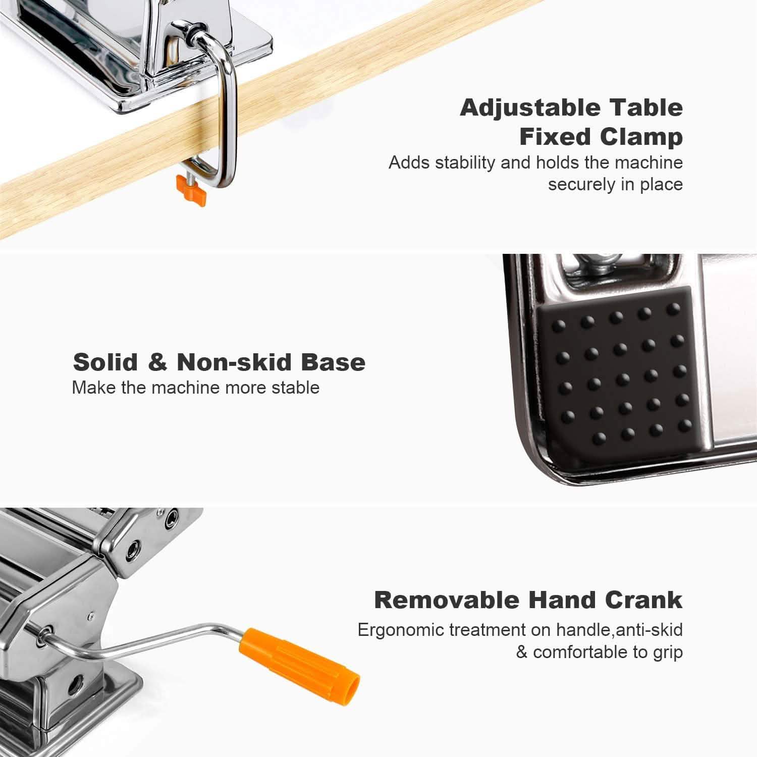 Pasta Maker Roller Machine Fettuccine by DailySale