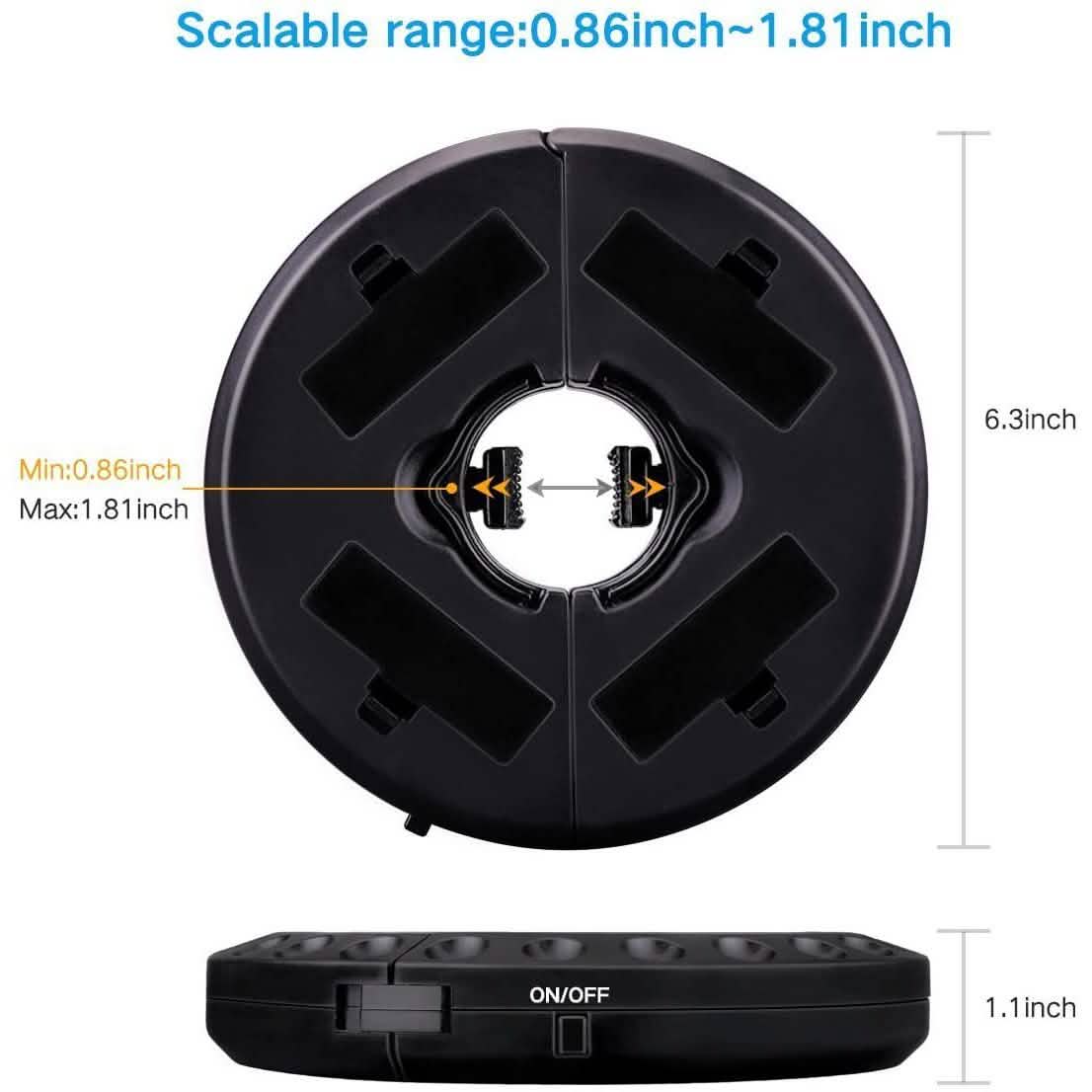 Patio Umbrella Light 3 Brightness Modes Cordless 28 LED Lights by DailySale