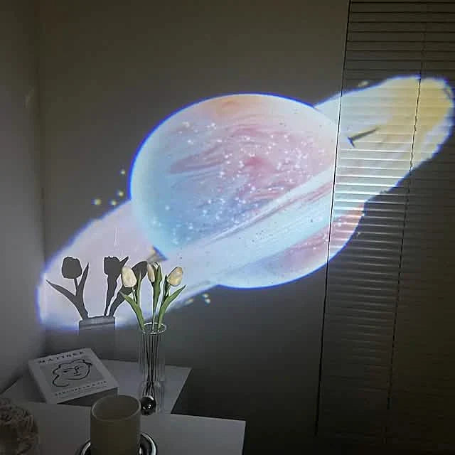 Planet Moon Projection Lamp Galaxy Light by DailySale