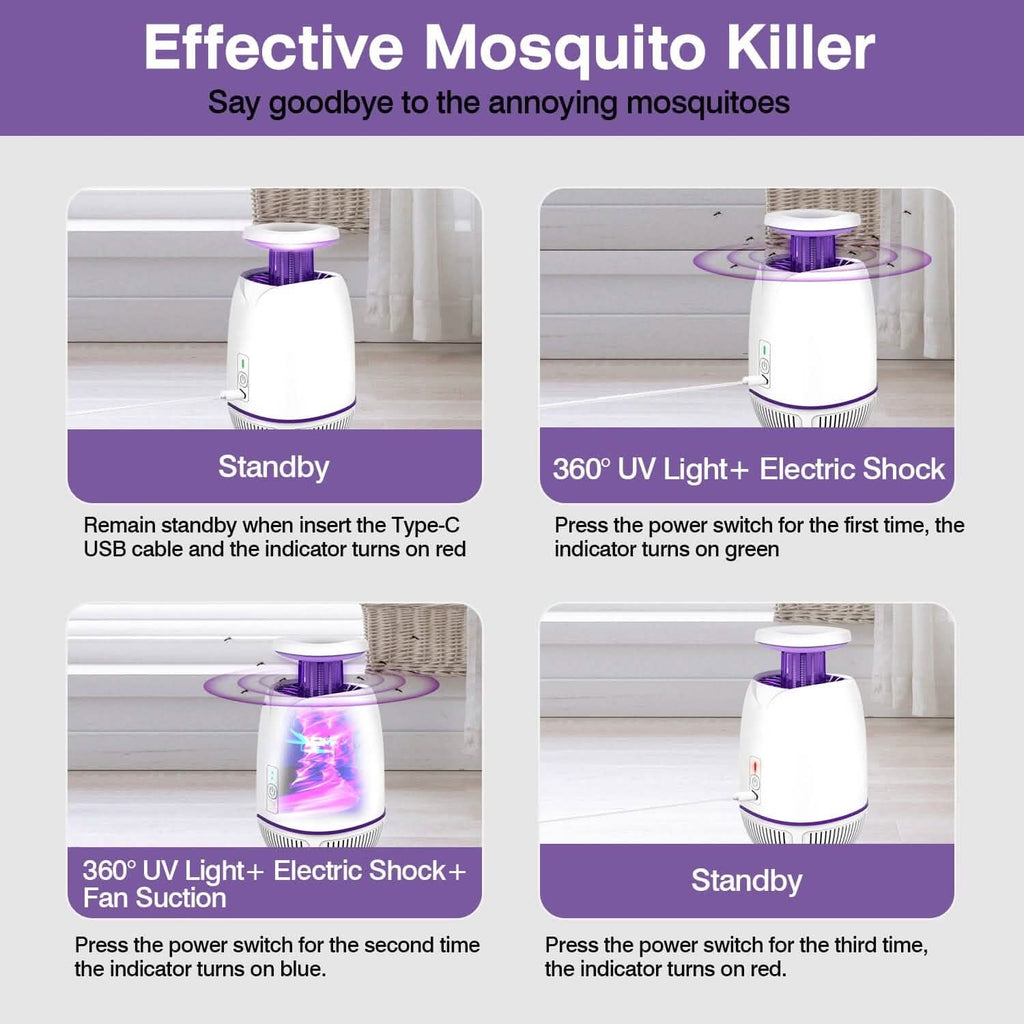 Plug-in Mosquito Zapper Max 10 with 3 Modes by DailySale