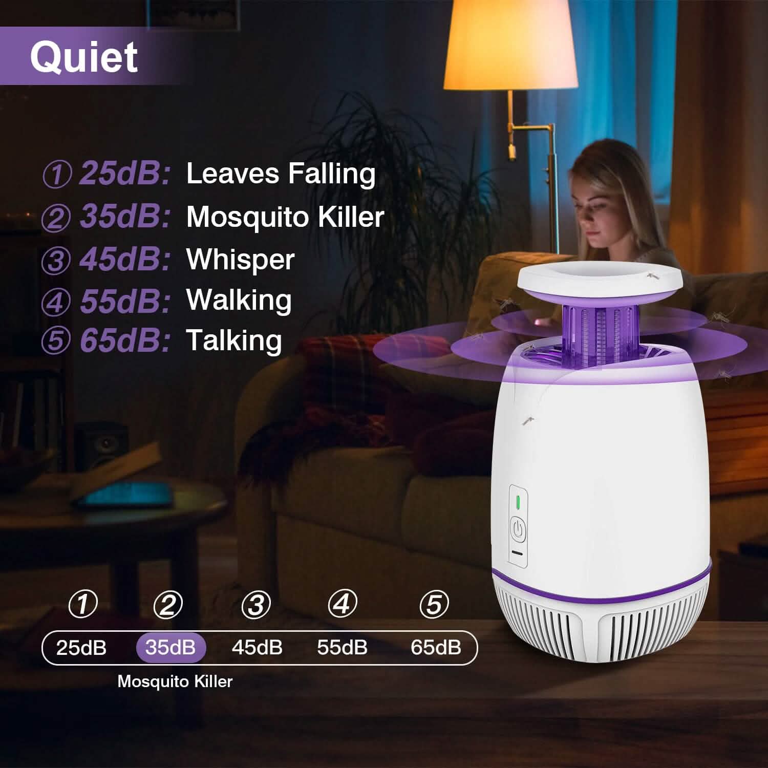 Plug-in Mosquito Zapper Max 10 with 3 Modes by DailySale