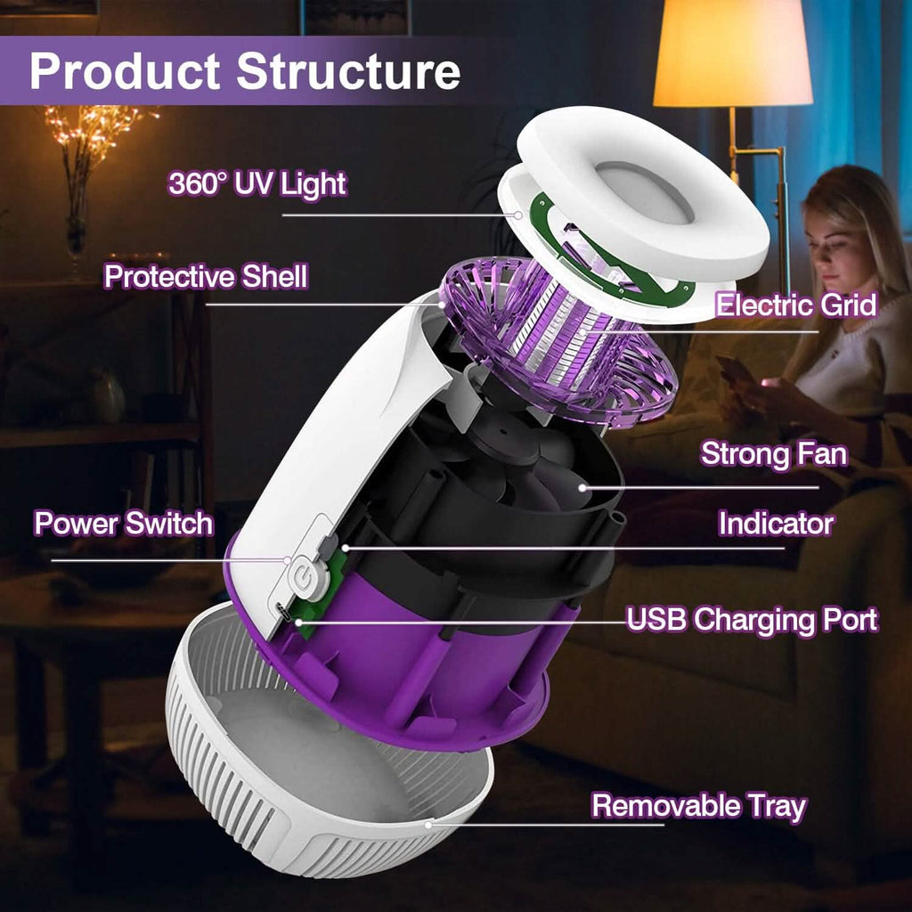 Plug-in Mosquito Zapper Max 10 with 3 Modes by DailySale