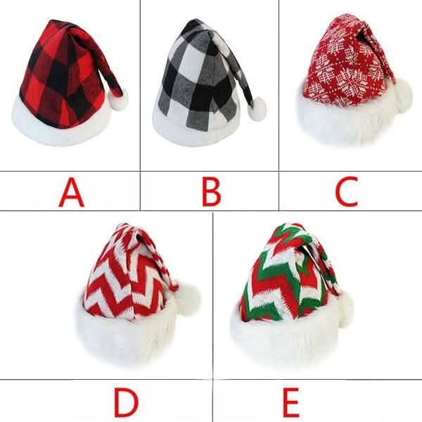 Plush Knitted Christmas Hat by DailySale