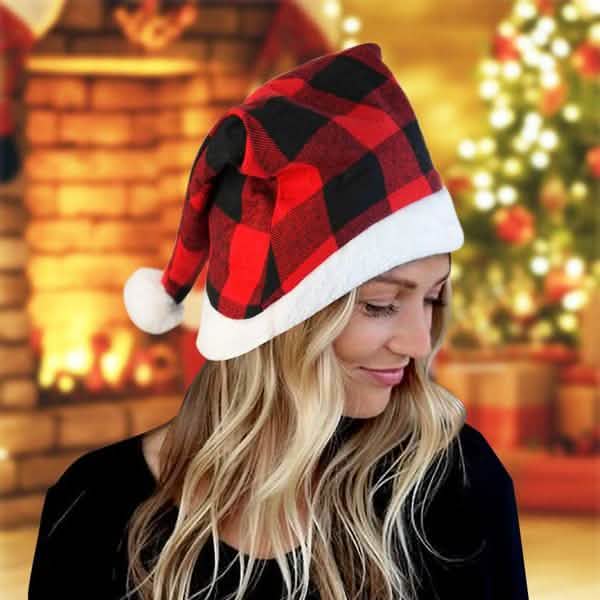 Plush Knitted Christmas Hat by DailySale