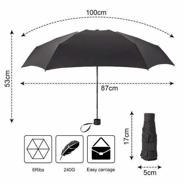Pocket Folding Umbrella by DailySale