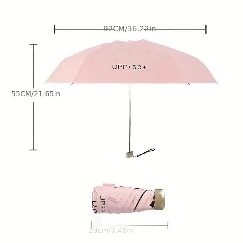 Pocket Windproof UV50 Anti-sunburn Rain Umbrella by DailySale