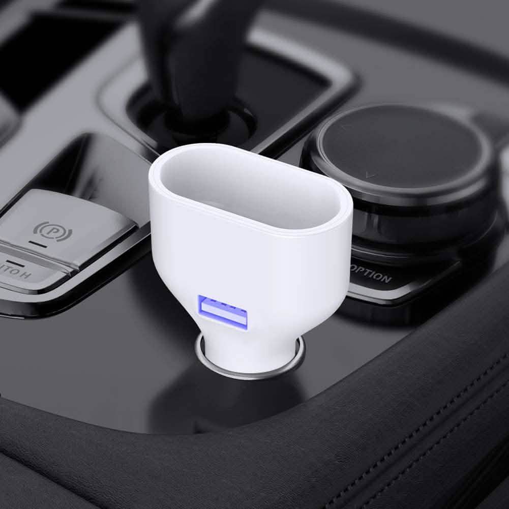 Poleet Car Charger With Charging Adapter for AirPods 1 and 2 by DailySale