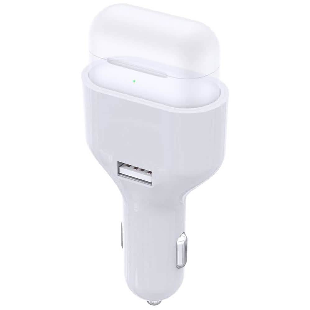 Poleet Car Charger With Charging Adapter for AirPods 1 and 2 by DailySale