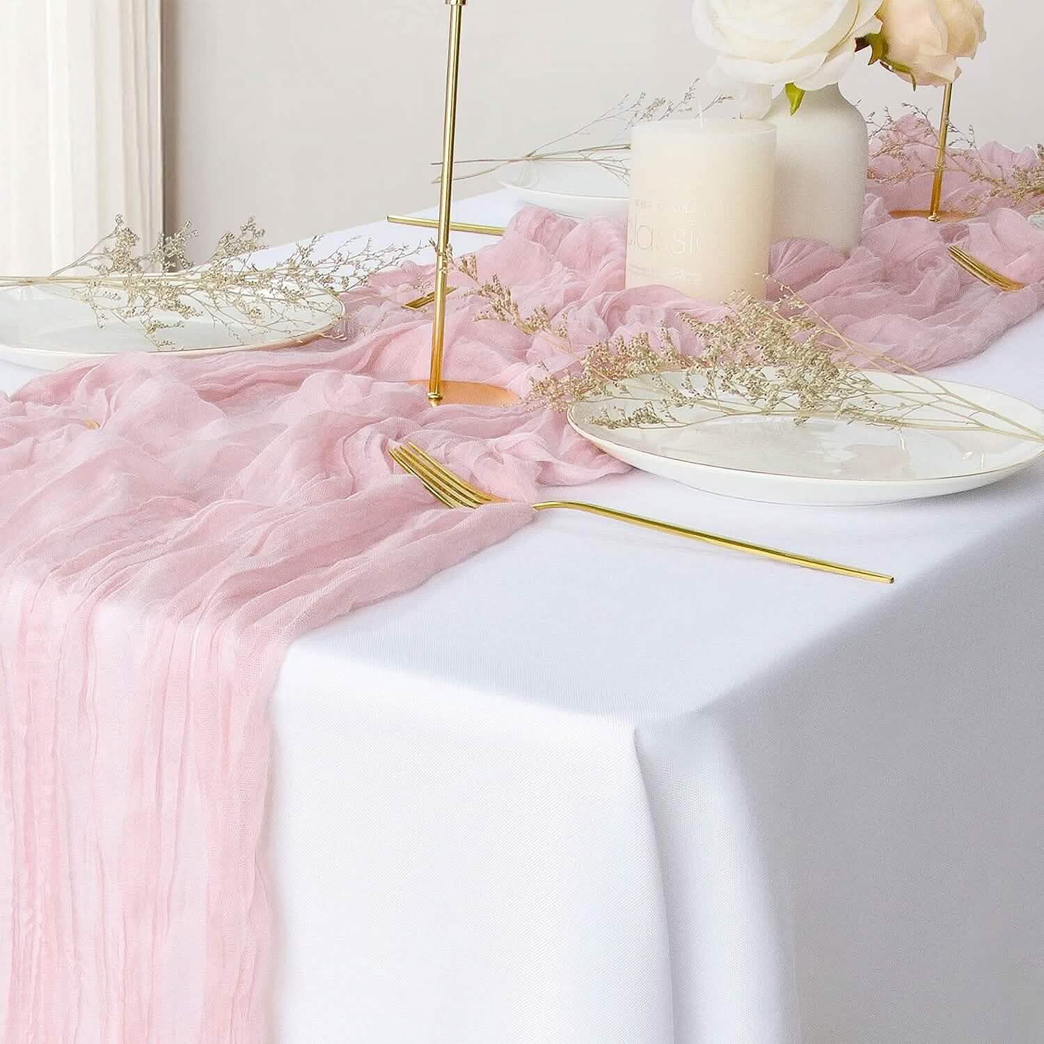 Polyester Crinkle Table Runner by DailySale