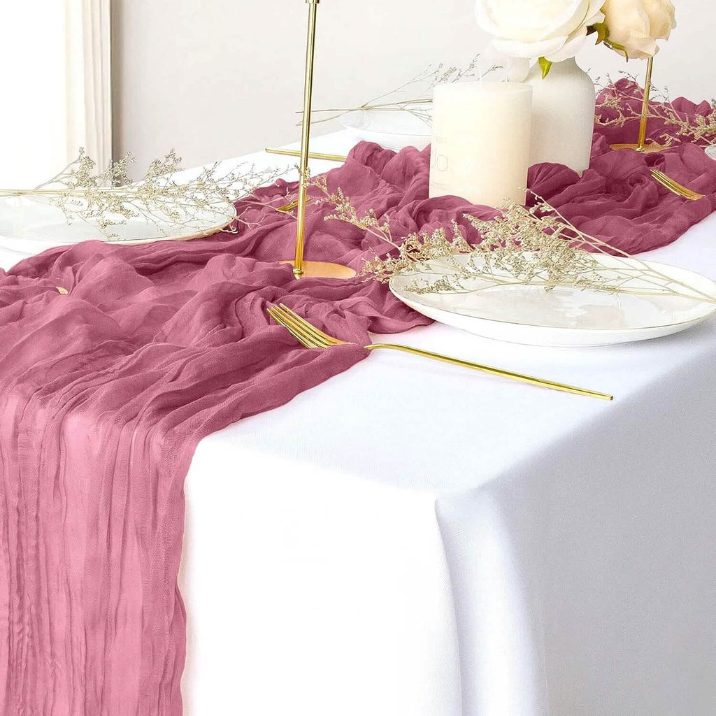 Polyester Crinkle Table Runner by DailySale