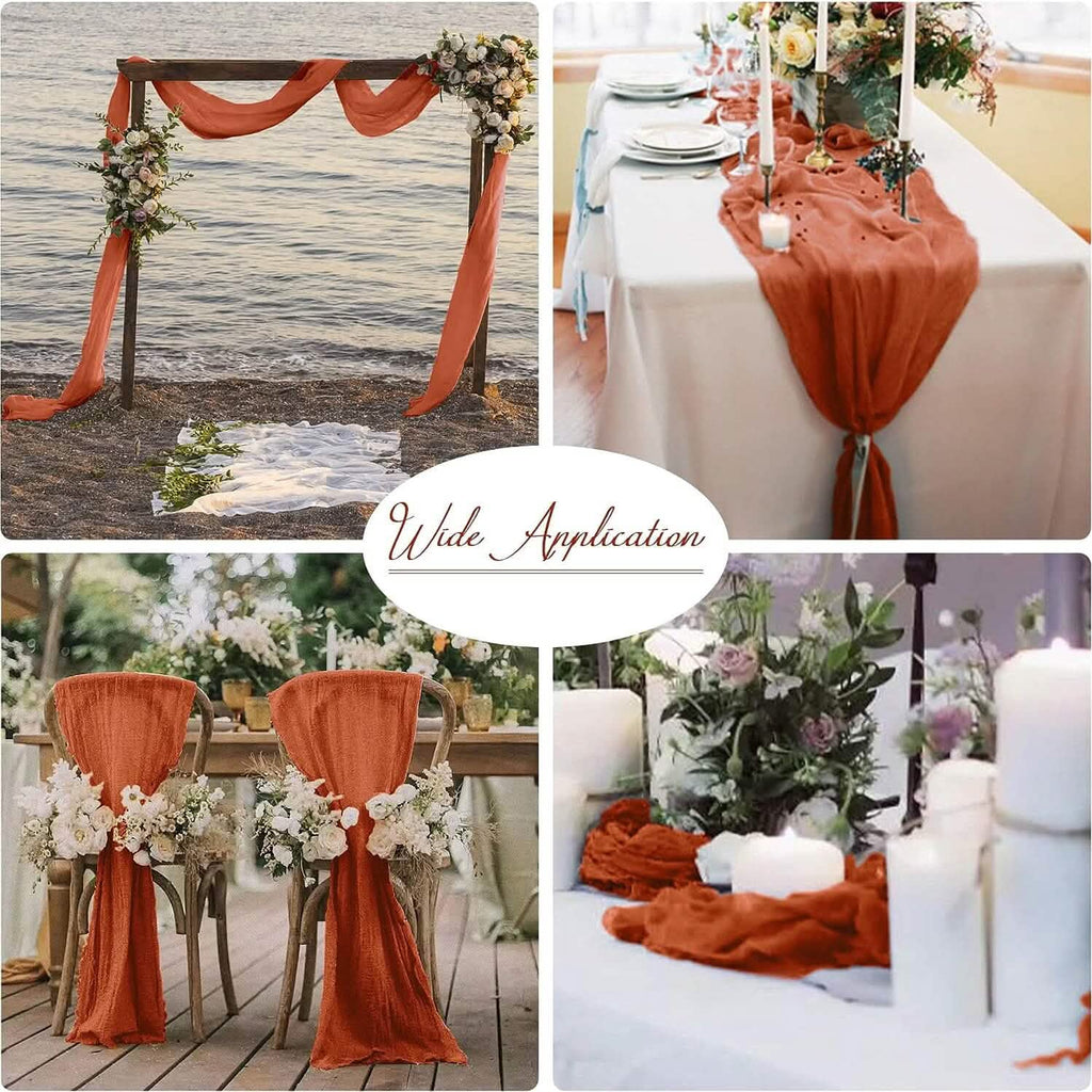 Polyester Crinkle Table Runner by DailySale
