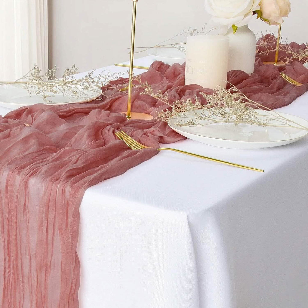 Polyester Crinkle Table Runner by DailySale