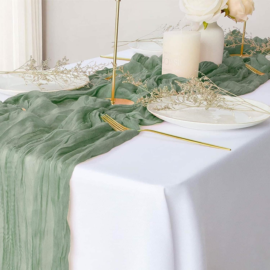 Polyester Crinkle Table Runner by DailySale
