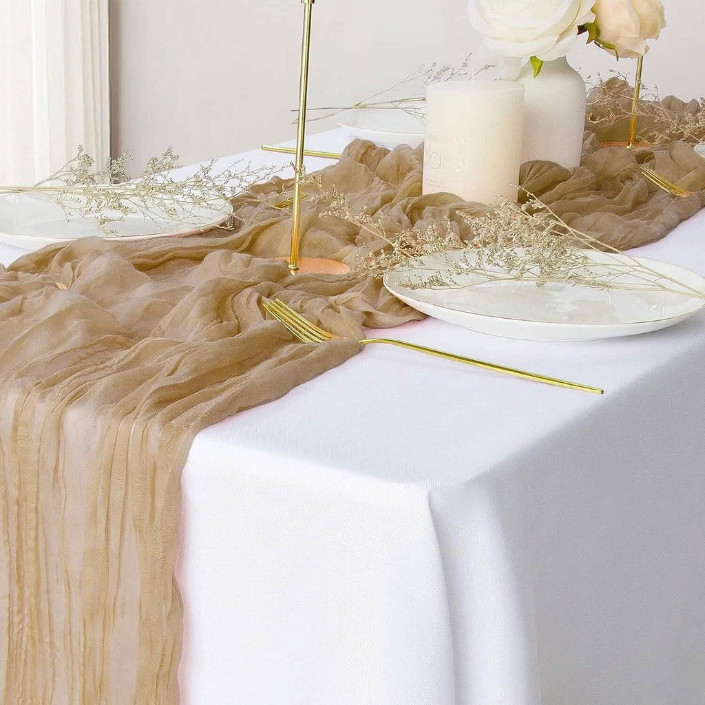 Polyester Crinkle Table Runner by DailySale