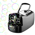 Portable Bubble Blowing Machine with 2 Speeds Handle 3000-4000 Bubbles Per Minute Plug-In Battery Powered by DailySale