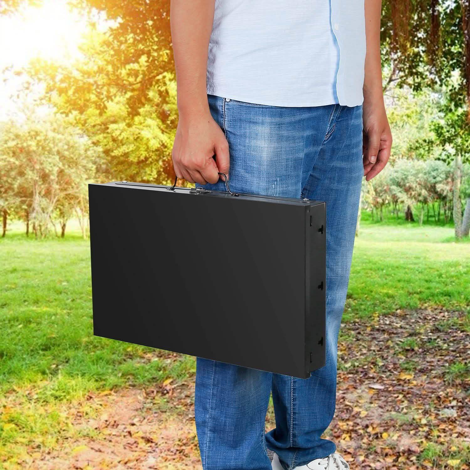 Portable Charcoal Grill Foldable BBQ Suitcase by DailySale