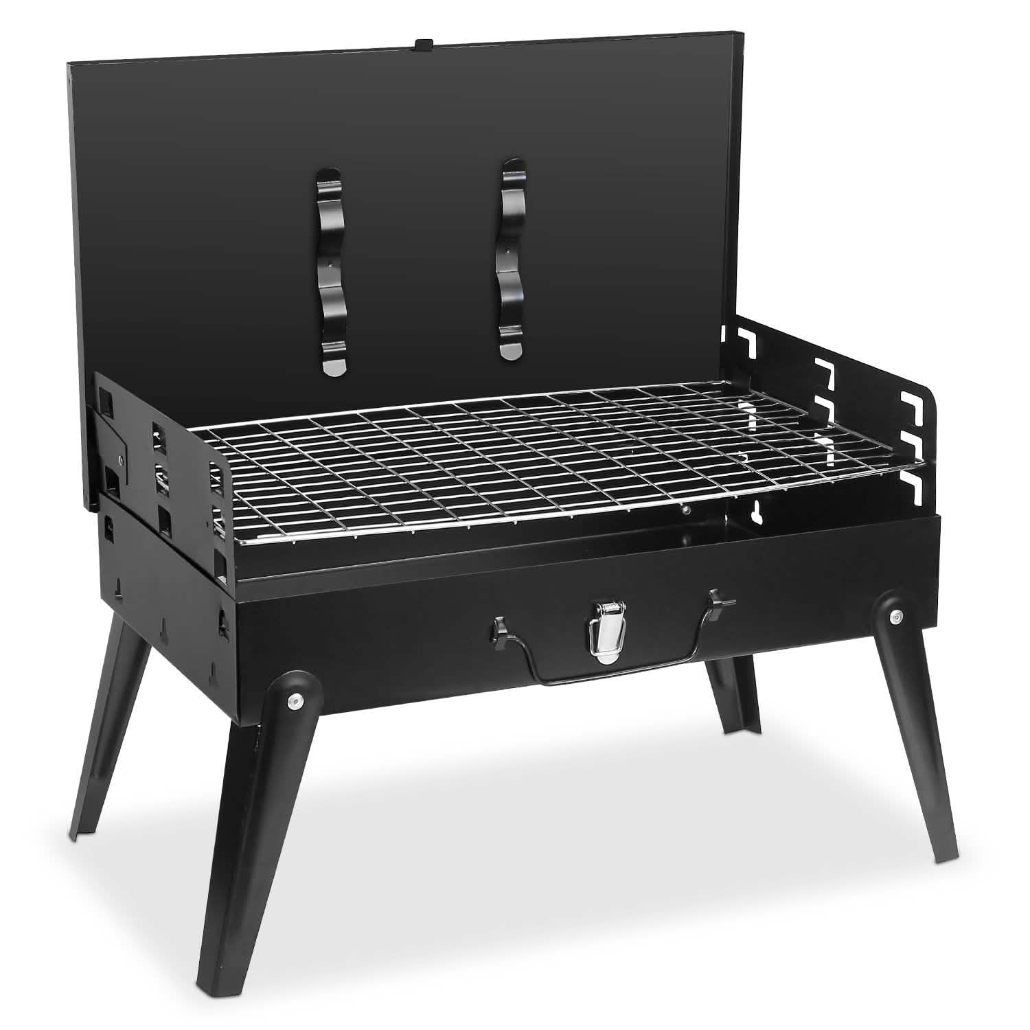 Portable Charcoal Grill Foldable BBQ Suitcase by DailySale