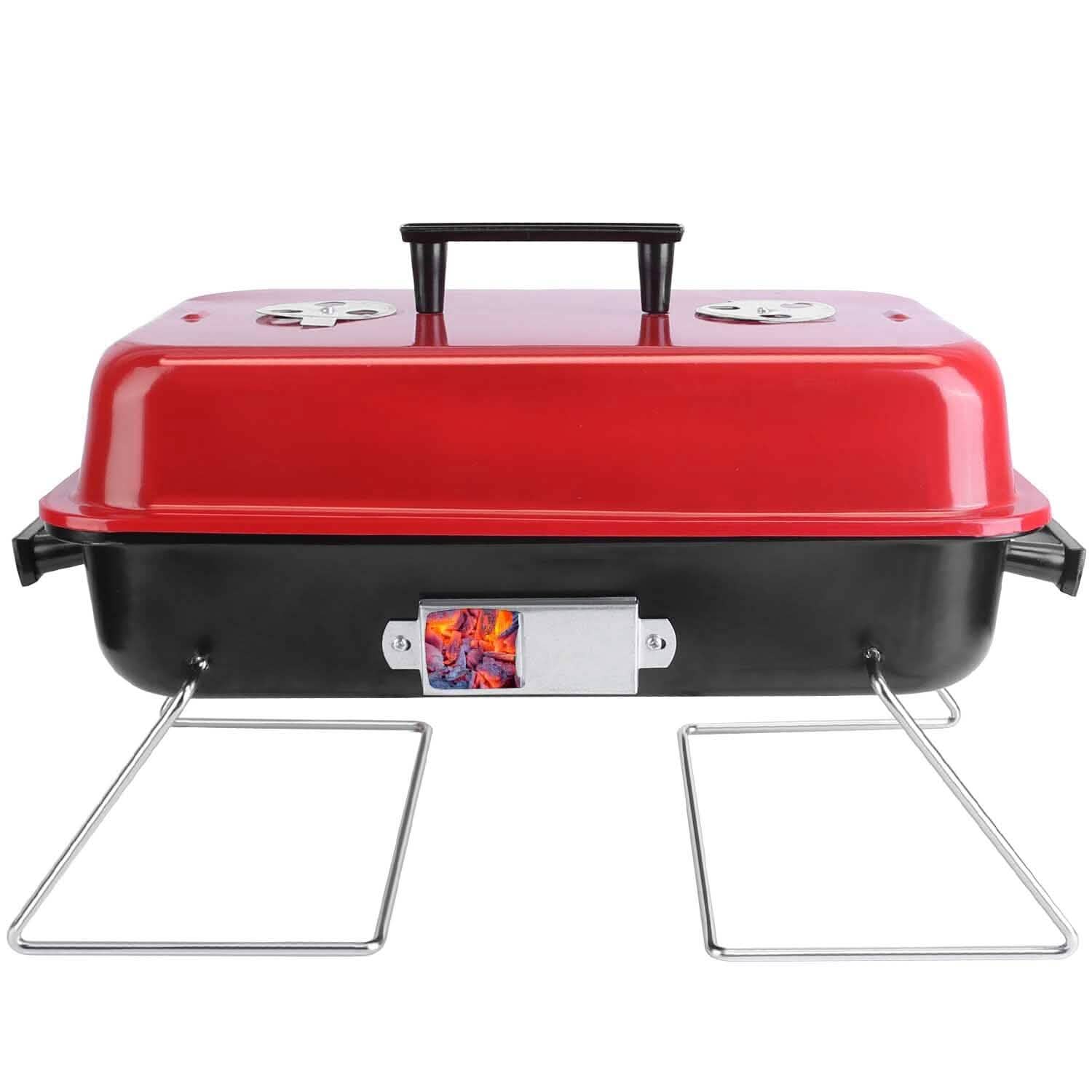 Portable Charcoal Tabletop Grill with Lid by DailySale