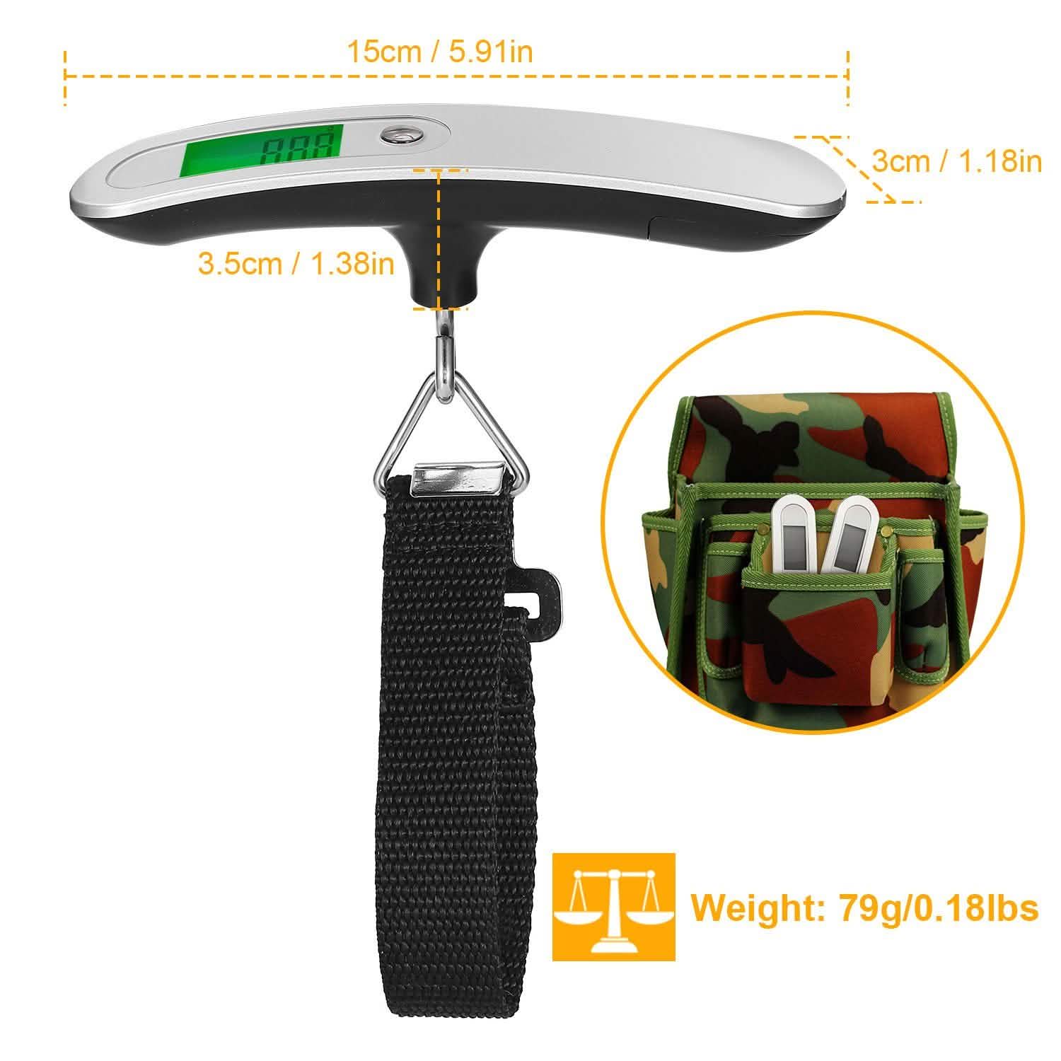 Portable Digital Luggage Scale by DailySale