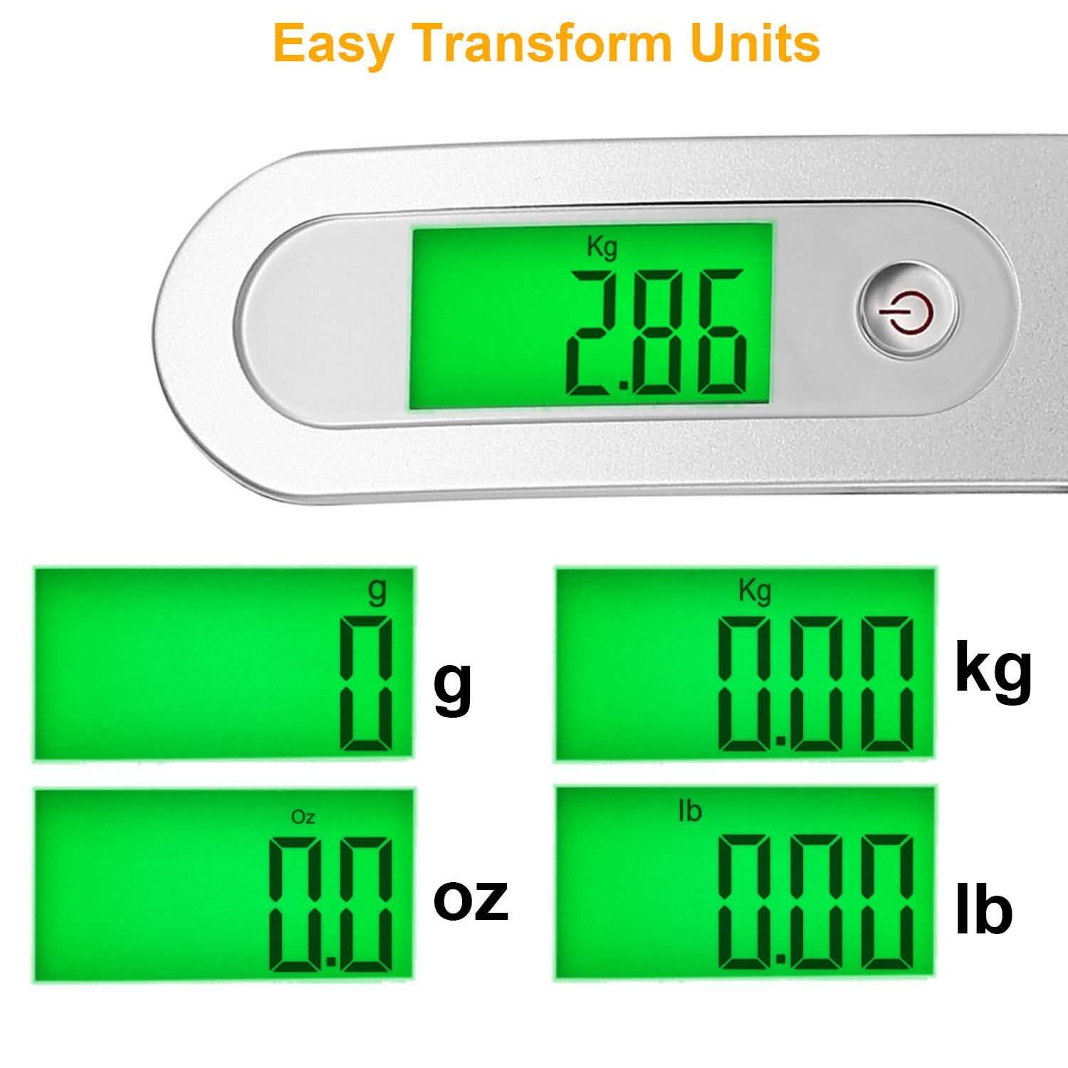 Portable Digital Luggage Scale by DailySale