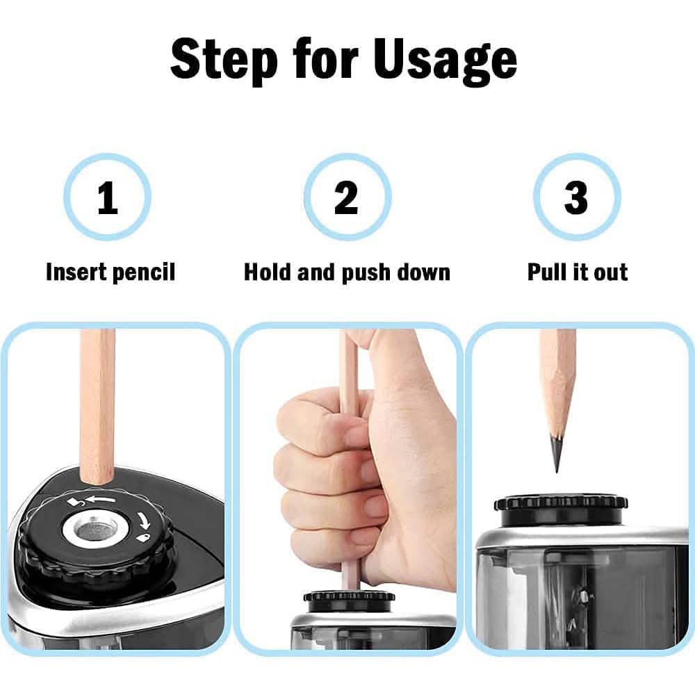 Portable Electric Pencil Sharpeners by DailySale