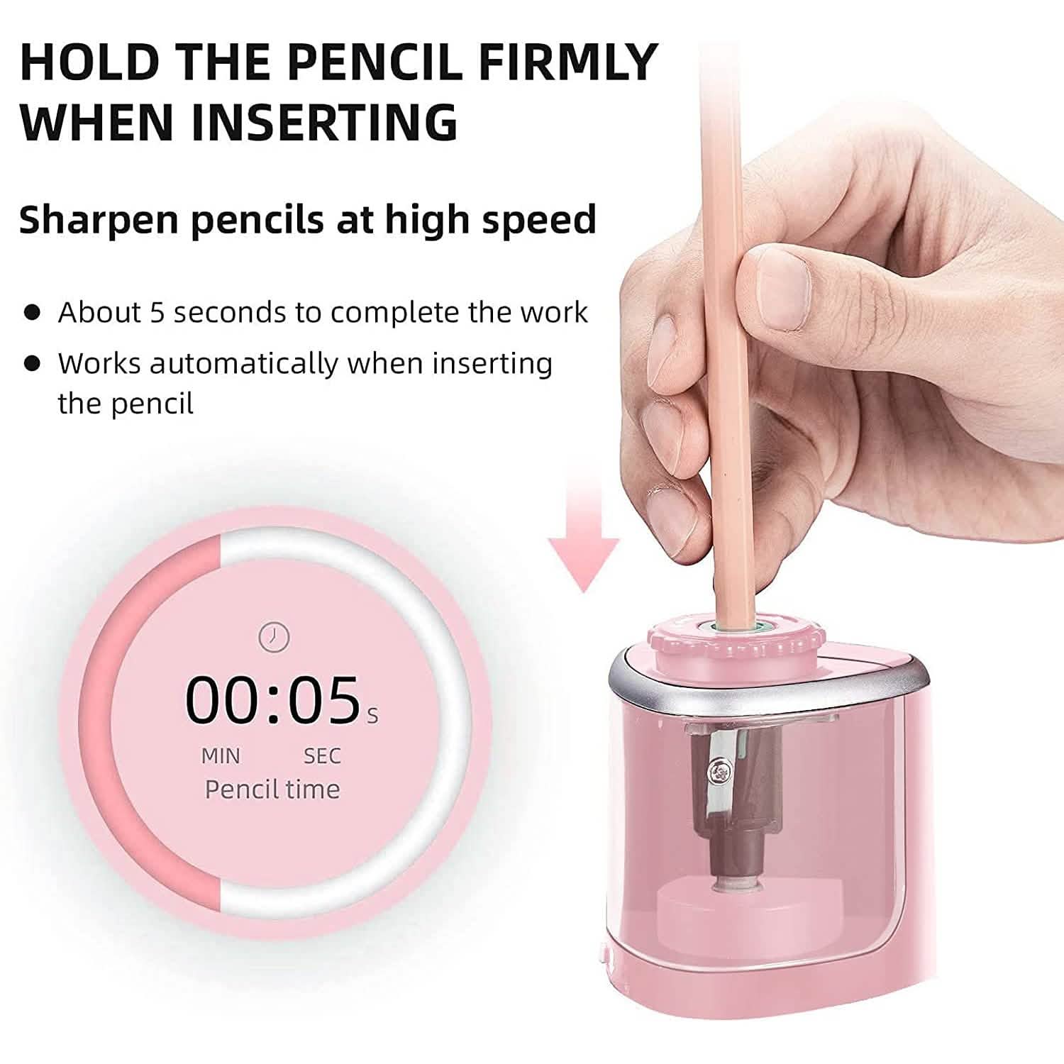 Portable Electric Pencil Sharpeners by DailySale